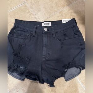 black shorts PINK VS